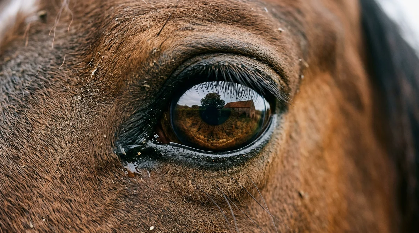 Un regard de cheval, Écurie de la Moiniere, Soucieu-en-Jarrest